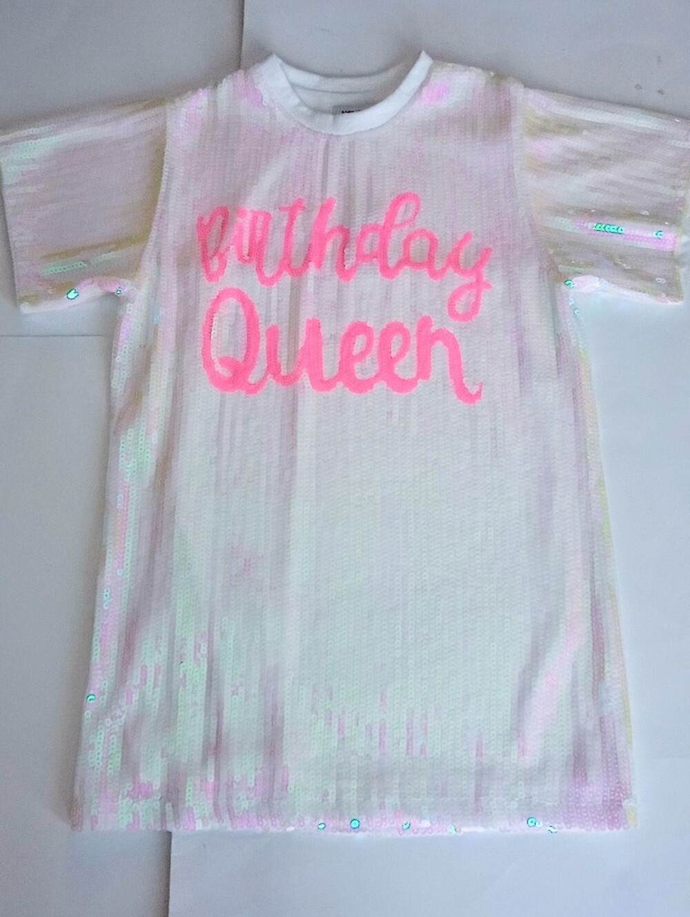 Little Girls Birthday T-shirt Dress